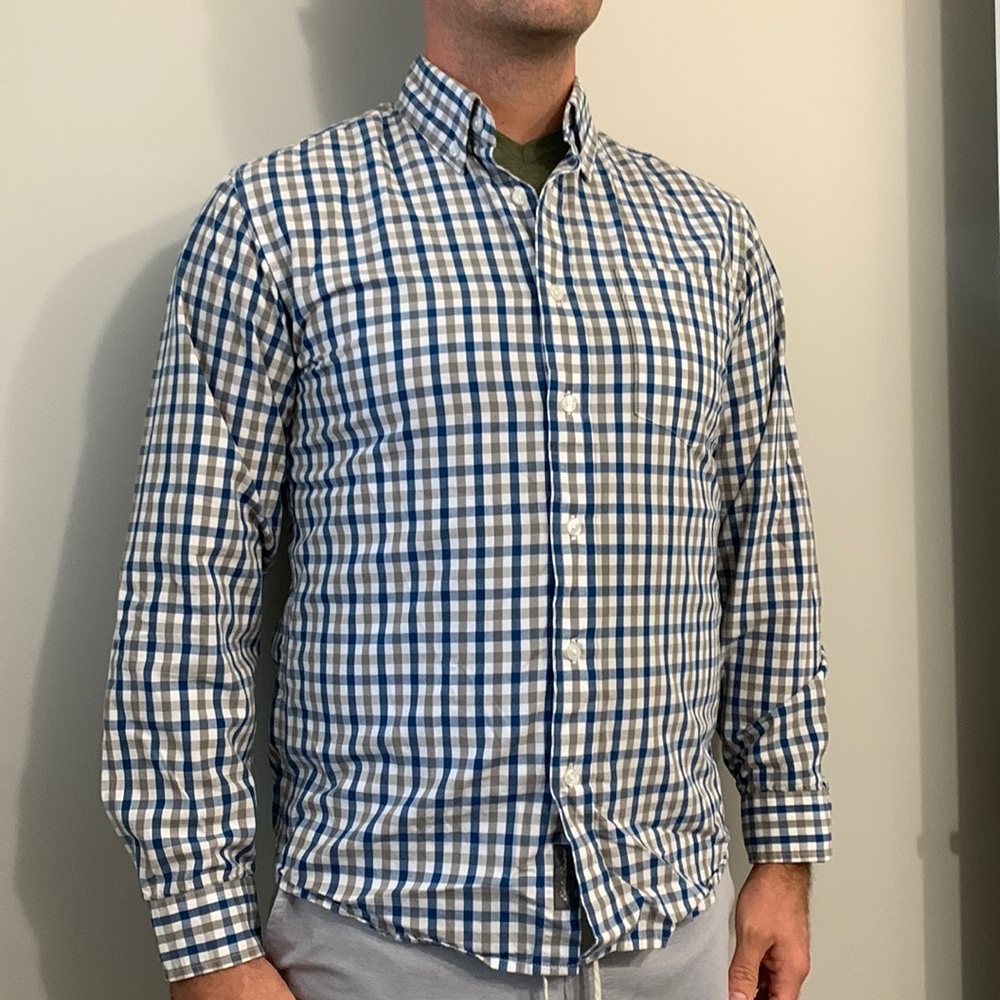 Eddie Bauer cotton button down shirt